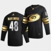 Carolina Hurricanes Jordan Martinook Golden Edition Black Jersey