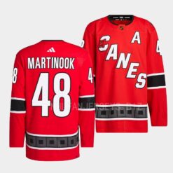 Carolina Hurricanes Jordan Martinook Red Jersey
