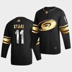 Carolina Hurricanes Jordan Staal Golden Edition Limited Black Jersey