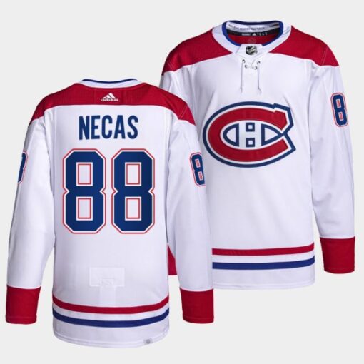Carolina Hurricanes Martin Necas 2022-23 Away White Jersey