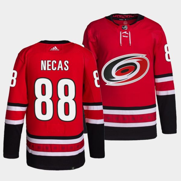 Carolina Hurricanes Martin Necas Home Red Jersey Carolina Hurricanes Martin Necas Home Red Jersey