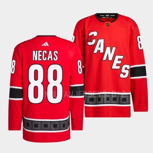 Carolina Hurricanes Martin Necas Reverse Retro 2.0 Red Jersey