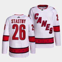 Carolina Hurricanes Paul Stastny Away White Jersey