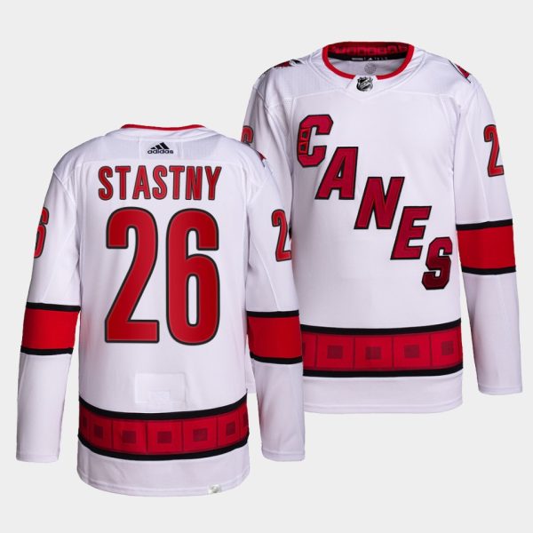 Carolina Hurricanes Paul Stastny Away White Jersey Carolina Hurricanes Paul Stastny Away White Jersey