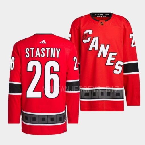 Carolina Hurricanes Paul Stastny Reverse Red Jersey