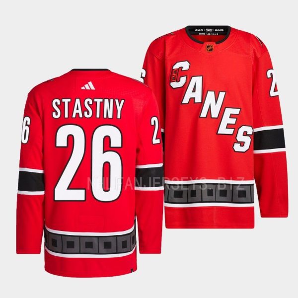 Carolina Hurricanes Paul Stastny Reverse Red Jersey Carolina Hurricanes Paul Stastny Reverse Red Jersey