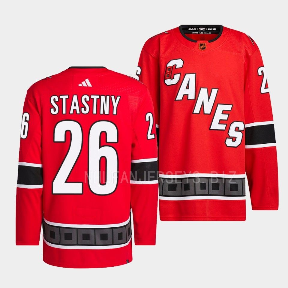 Carolina Hurricanes Paul Stastny Reverse Red Jersey Carolina Hurricanes Paul Stastny Reverse Red Jersey