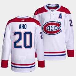 Carolina Hurricanes Sebastian Aho 2022-23 Away White Jersey