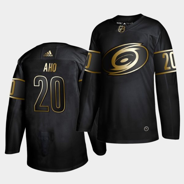 Carolina Hurricanes Sebastian Aho Golden Edition Black Jersey Carolina Hurricanes Sebastian Aho Golden Edition Black Jersey