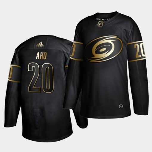 Carolina Hurricanes Sebastian Aho Golden Edition Black Jersey