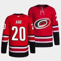Carolina Hurricanes Sebastian Aho Home Red Jersey
