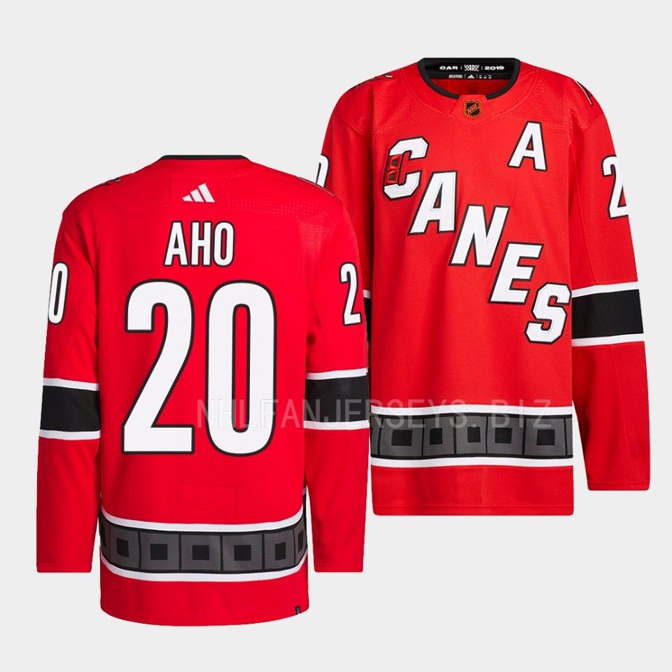 Carolina Hurricanes Sebastian Aho Reverse Retro 2.0 RedJersey Carolina Hurricanes Sebastian Aho Reverse Retro 2.0 RedJersey
