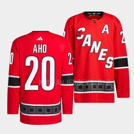 Carolina Hurricanes Sebastian Aho Reverse Retro 2.0 RedJersey