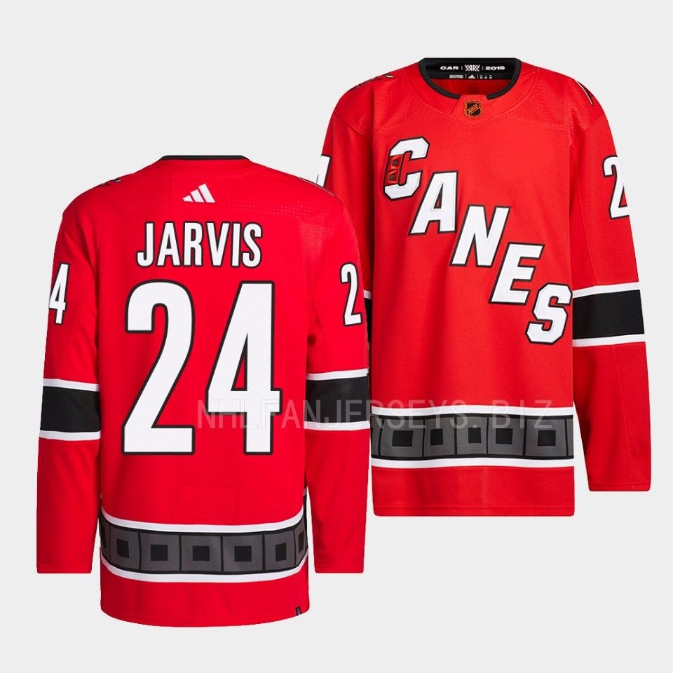 Carolina Hurricanes Seth Jarvis 2022 Reverse Retro 2.0 Red Jersey Carolina Hurricanes Seth Jarvis 2022 Reverse Retro 2.0 Red Jersey
