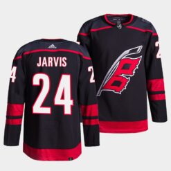 Carolina Hurricanes Seth Jarvis Alternate Black Jersey
