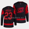 Carolina Hurricanes Stefan Noesen Alternate Black Jersey