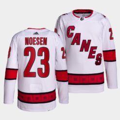 Carolina Hurricanes Stefan Noesen Away White Jersey