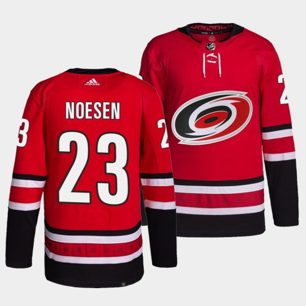 Carolina Hurricanes Stefan Noesen Home Red Jersey Carolina Hurricanes Stefan Noesen Home Red Jersey