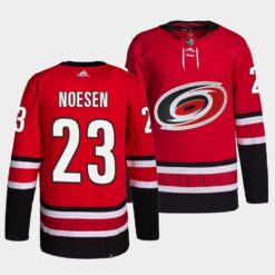 Carolina Hurricanes Stefan Noesen Home Red Jersey