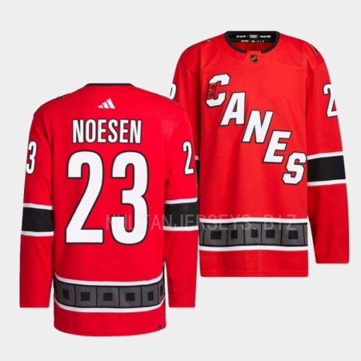Carolina Hurricanes Stefan Noesen Red Jersey