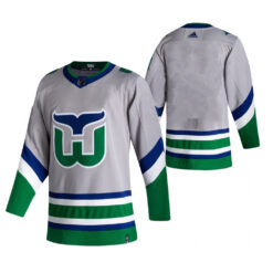 Carolina Hurricanes Team Gray 2021 Reverse Retro Jersey