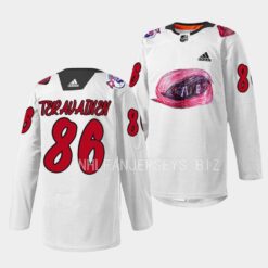 Carolina Hurricanes Teuvo Teravainen 2023 Kids Day White Jersey