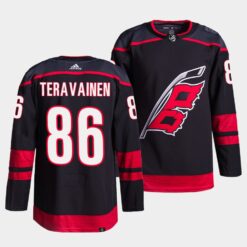 Carolina Hurricanes Teuvo Teravainen Alternate Black Jersey