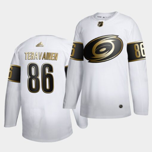 Carolina Hurricanes Teuvo Teravainen Golden Edition White Jersey