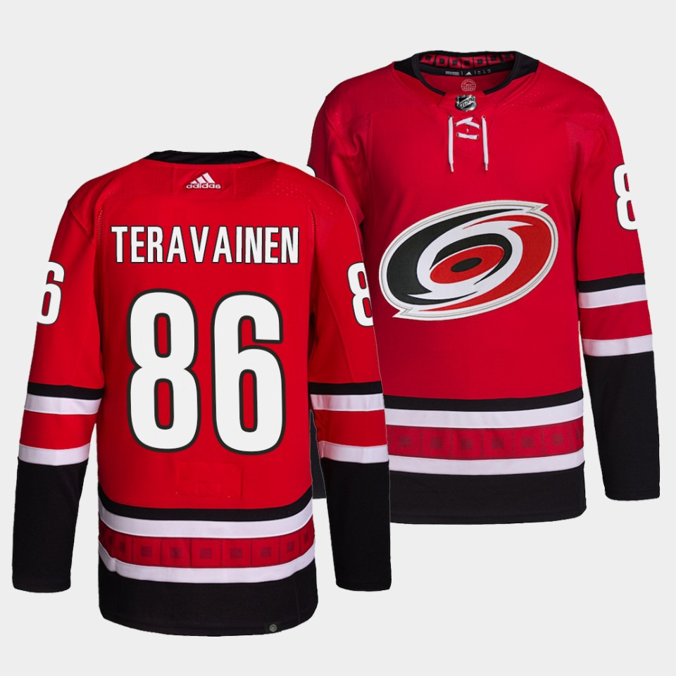 Carolina Hurricanes Teuvo Teravainen Home Red Jersey Carolina Hurricanes Teuvo Teravainen Home Red Jersey