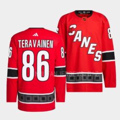 Carolina Hurricanes Teuvo Teravainen Reverse Retro 2.0 Red Jersey