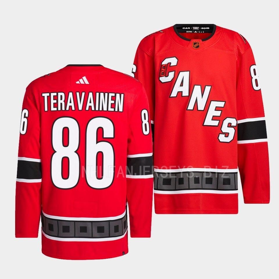 Carolina Hurricanes Teuvo Teravainen Reverse Retro 2.0 Red Jersey Carolina Hurricanes Teuvo Teravainen Reverse Retro 2.0 Red Jersey