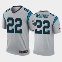 Carolina Panthers Christian McCaffrey Silver Inverted Limited Jersey