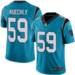 Carolina Panthers Luke Kuechly Blue Limited Jersey
