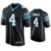 Carolina Panthers Miles Sanders Black Game Jersey