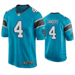 Carolina Panthers Miles Sanders Blue Limited Jersey