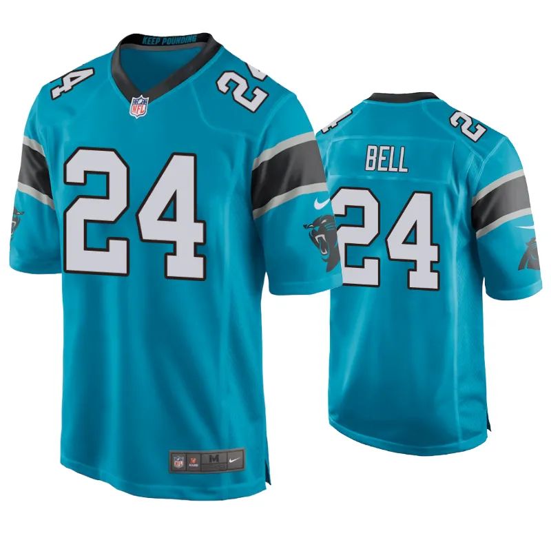 Carolina Panthers Vonn Bell Blue Game Jersey Carolina Panthers Vonn Bell Blue Game Jersey