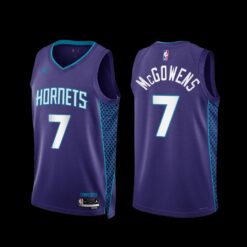 Charlotte Hornets Bryce McGowens 2022-23 Purple Statement Edition Jersey