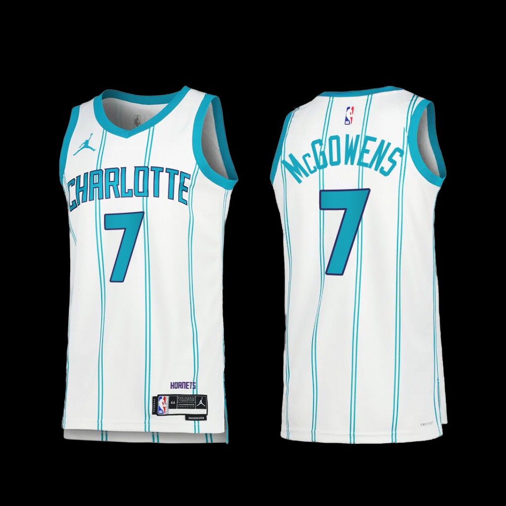 Charlotte Hornets Bryce McGowens 2022-23 White Association Edition Jersey Charlotte Hornets Bryce McGowens 2022-23 White Association Edition Jersey