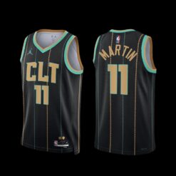 Charlotte Hornets Cody Martin 2022-23 Black City Edition Jersey