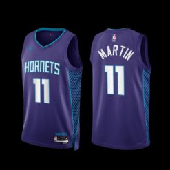 Charlotte Hornets Cody Martin 2022-23 Purple Statement Edition Jersey