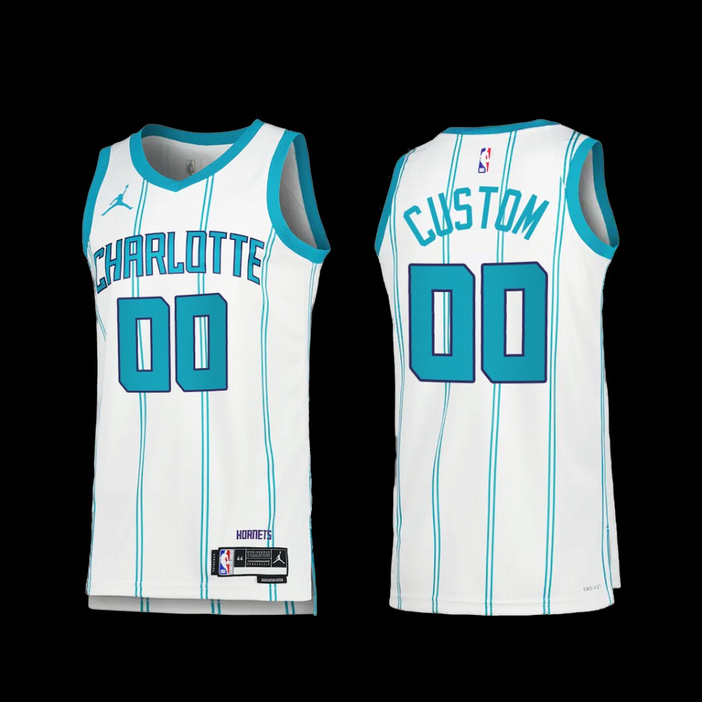 Charlotte Hornets Custom 2022-23 White Association Edition Jersey Charlotte Hornets Custom 2022-23 White Association Edition Jersey