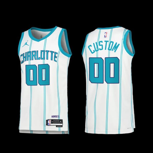 Charlotte Hornets Custom 2022-23 White Association Edition Jersey Charlotte Hornets Custom 2022-23 White Association Edition Jersey