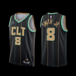 Charlotte Hornets Dennis Smith Jr. 2022-23 Black City Edition Jersey