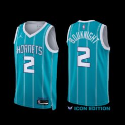 Charlotte Hornets James Bouknight 2022-23 Icon Edition Jersey Teal