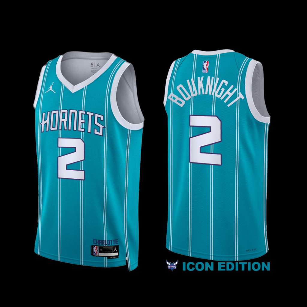 Charlotte Hornets James Bouknight 2022-23 Icon Edition Jersey Teal Charlotte Hornets James Bouknight 2022-23 Icon Edition Jersey Teal