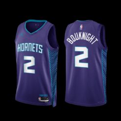 Charlotte Hornets James Bouknight 2022-23 Purple Statement Edition Jersey