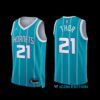 Charlotte Hornets Kai Jones 2022-23 Black City Edition Jersey