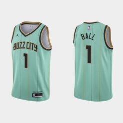 Charlotte Hornets LaMelo Ball Mint Green City Edition Jersey