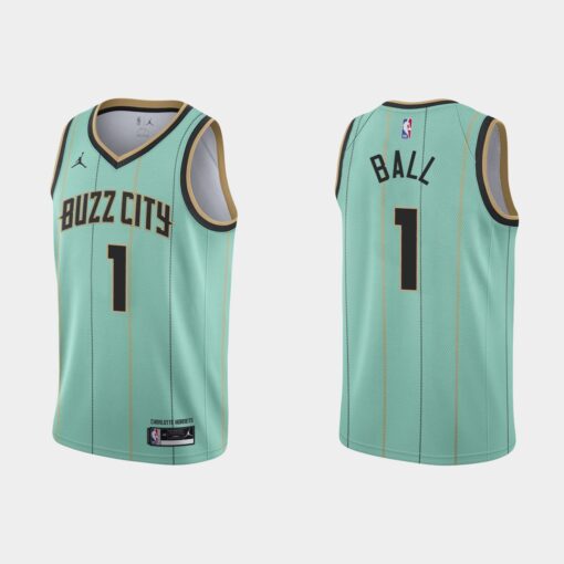 Charlotte Hornets LaMelo Ball Mint Green City Edition Jersey