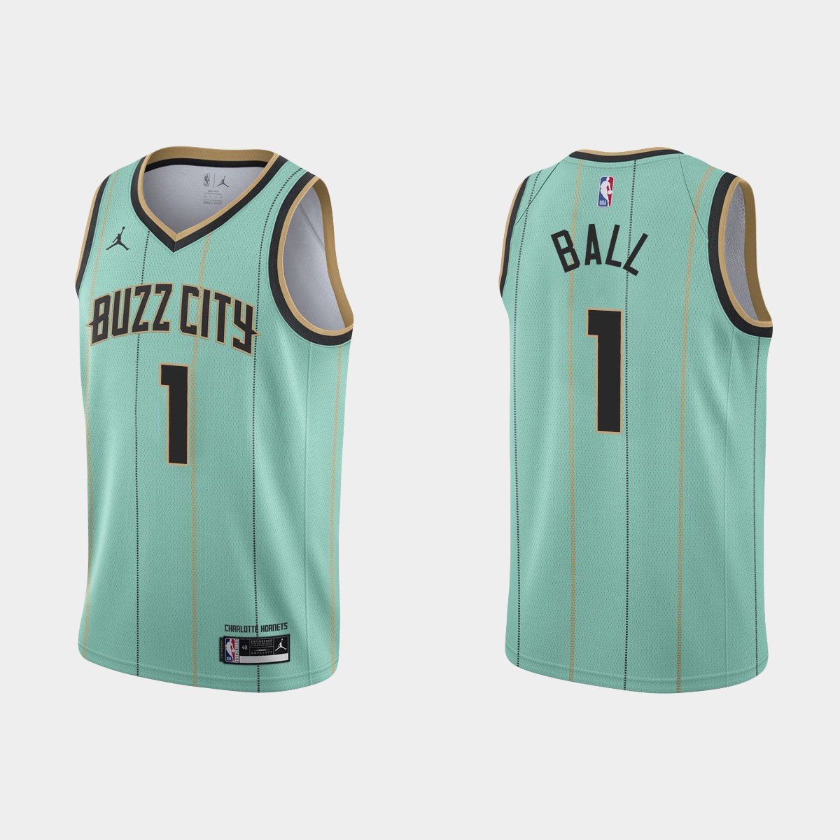 Charlotte Hornets LaMelo Ball Mint Green City Edition Jersey Charlotte Hornets LaMelo Ball Mint Green City Edition Jersey